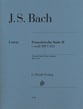 French Suite II in C Minor, BWV 813 piano sheet music cover